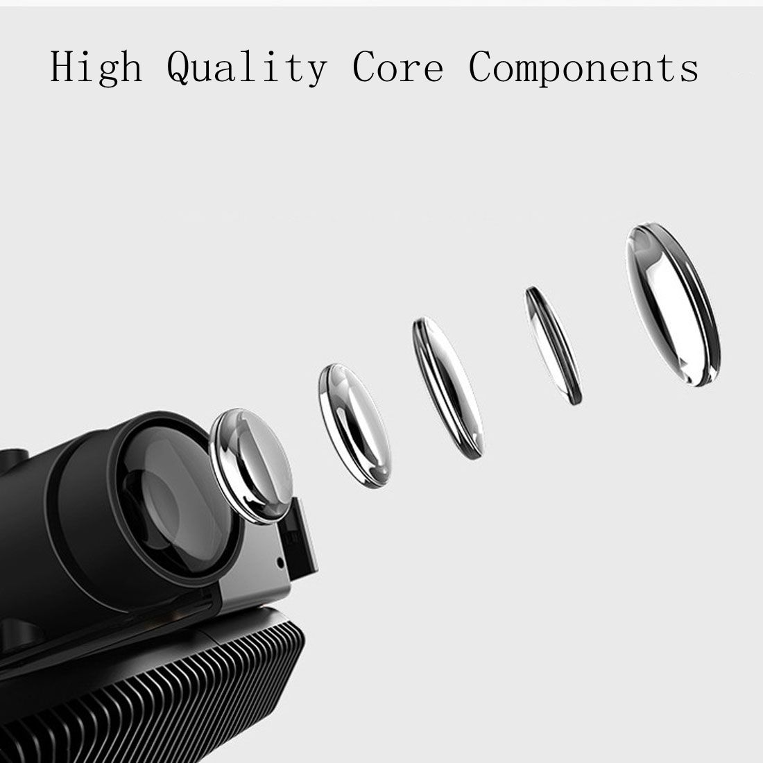 RD-805B 960*640 1200 Lumens Portable Mini LED Projector Home Theater With Remote Controller ,Support USB + VGA + HDMI + AV + TV(White)