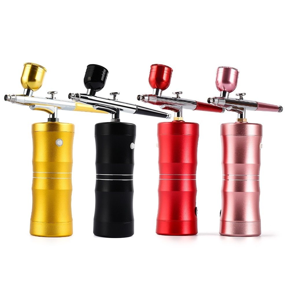 Multi-Purpose Cordless Mini Airbrush Set Spray Pump Gen Pen Air Compressor Kit Portable Air Brush Set Art Painting Spray Model