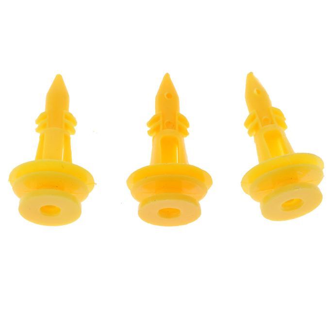 50x Yellow Door Trim Panel Tail Liftgate Clips Push Type Retainer