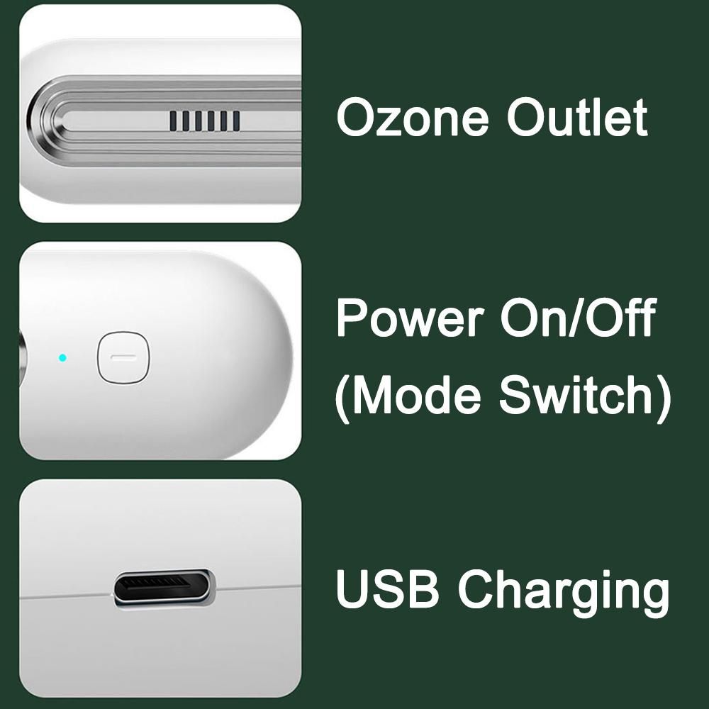 Fridge Deodorizer USB Mini Fridgerator Deodorizer Odor Eliminator Ozone Generator for Car Closet   Wardrobe Toddler Toy