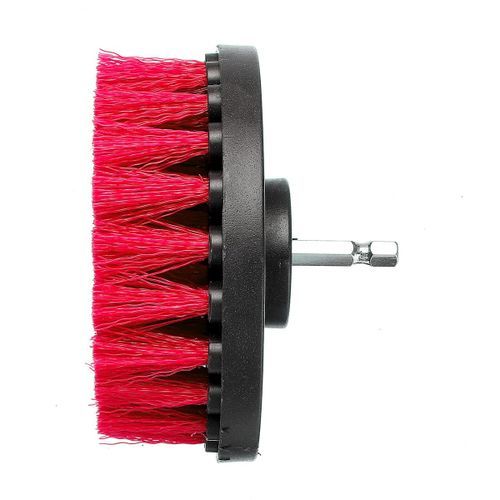 3Pcs/Set Cleaning Drill Brush Tub Cleaner Tile Grout Power Scrubber Combo Kit Red/Blue/Yellow