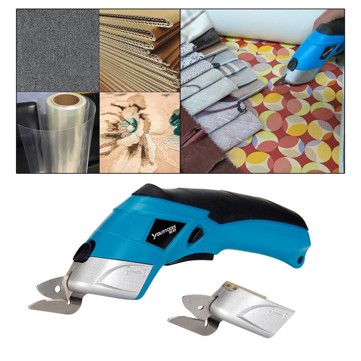 Electric Scissors, Cordless  Box Cutter For Sewing