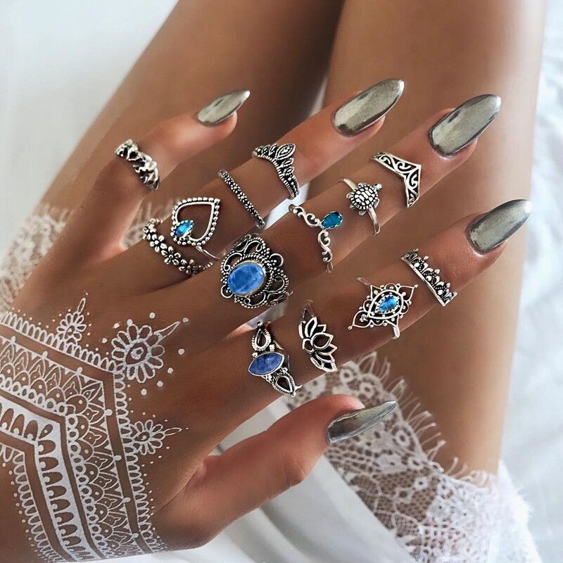 Unique Elegant Ringset - Silver