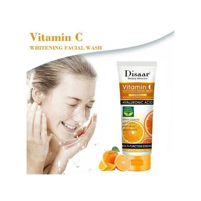 Vitamin C Anti Aging Facial Wash & Serum- Improved Quality