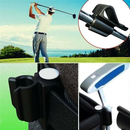 14Pcs Golf Club Clip On Clamp Holder Stand Organizer Club Aid Tool Bag Clip For Golf Ball Mark Training Aids Golf Accessories