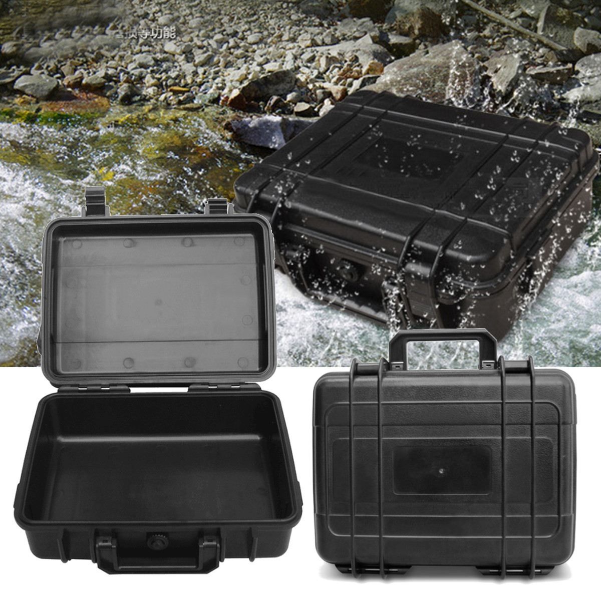 Resistant Hard Hardware Toolbox Equipment Bag-Tool-Kits Storage Shockproof Protective Case Carry Plastic Boxes Waterproof Impact