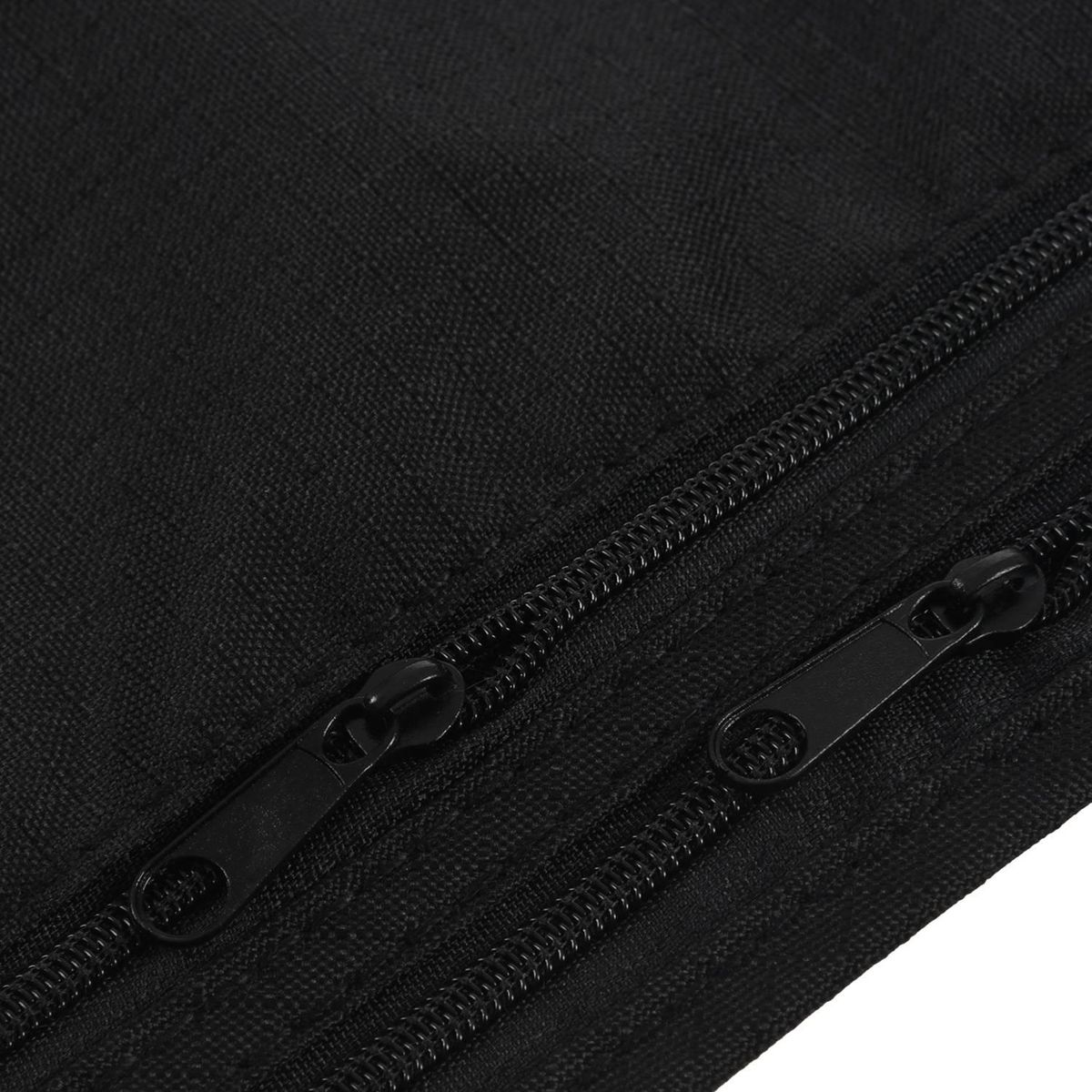 New Travel Waist Pouch for Passport Money Belt Bag Hidden Security Wallet Black