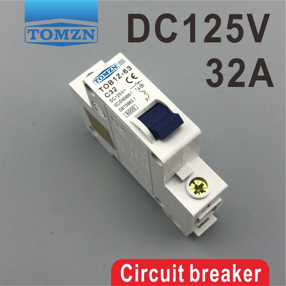 1P 32A DC 125V Circuit Breaker