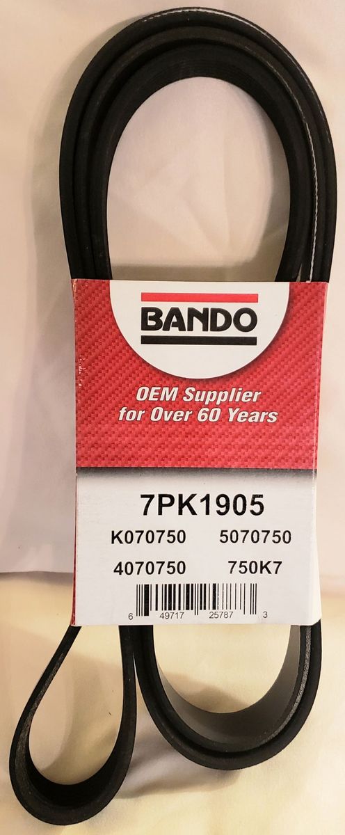 BANDO 7PK1905 A/C; ALTERNATOR; WATER PUMP BELT