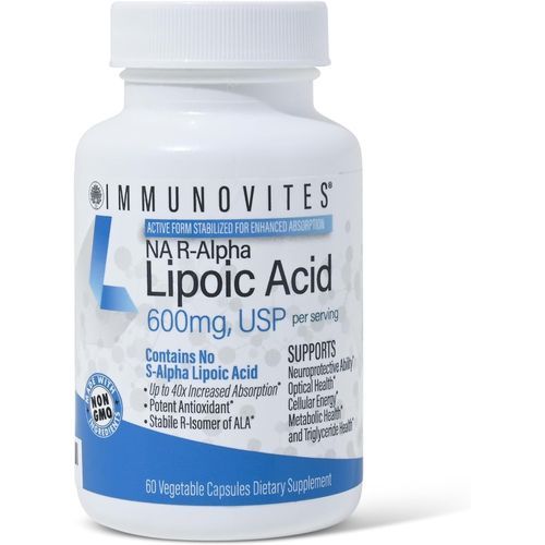R-Alpha Lipoic Acid 600 Mg Per Serving 60 Capsules