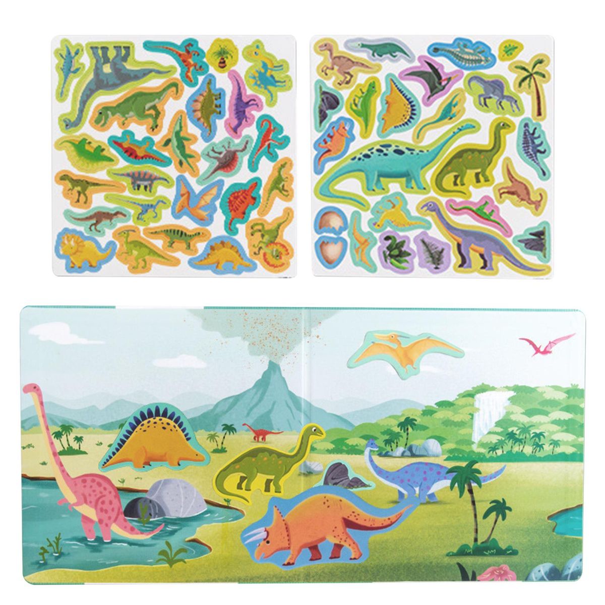 Cartoon Puzzle Toys Disassembled Imagination Puzzle Dinosaur Scene