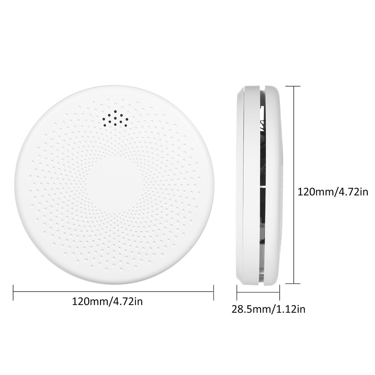 2-in-1 WiFi CO   Smoke Sensor Alarm Combination Smoke