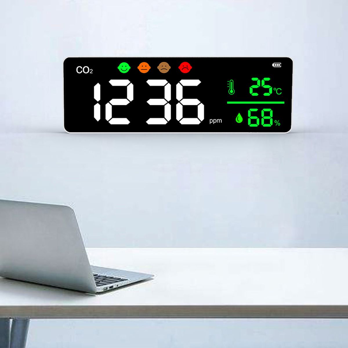 Domestic Use Carbon Dioxide Detector Wall-Mounted CO2
