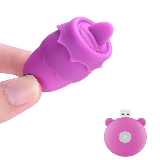 Tongue Spot Nipple Sucker Tongue Vibrator Clitsoris Stimulator Breast Enlarge Massager Vibrators Sex Toys Masturbator For Women LIG