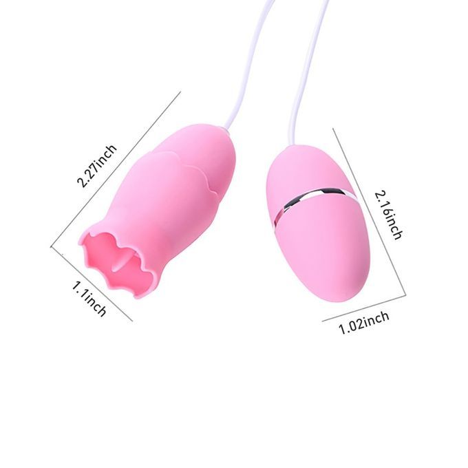 Tongue Spot Nipple Sucker Tongue Vibrator Clitsoris Stimulator Breast Enlarge Massager Vibrators Sex Toys Masturbator For Women LIG
