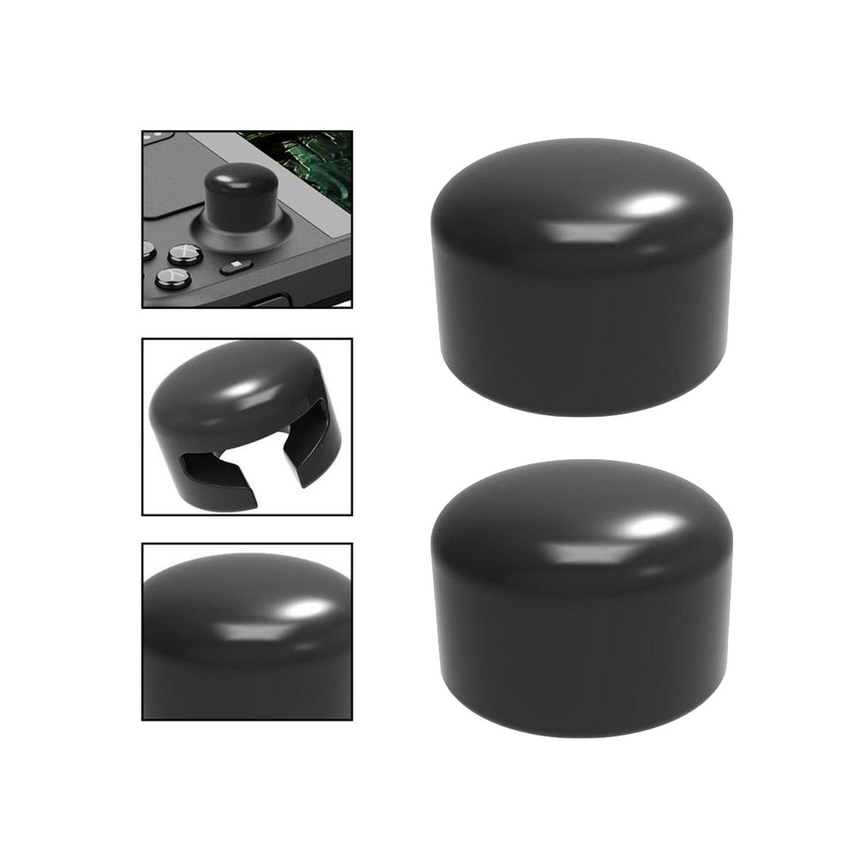 2Pc Game Joystick Protective Cover Thumb Stick Grip Cap for