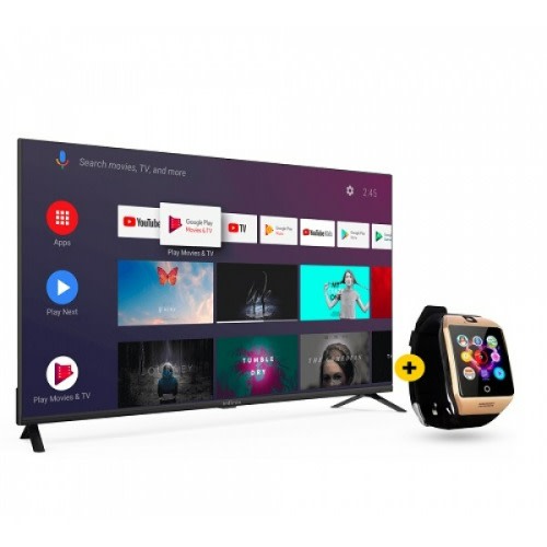 Infinix 55' 4k Smart Tv + Free Smart Watch.