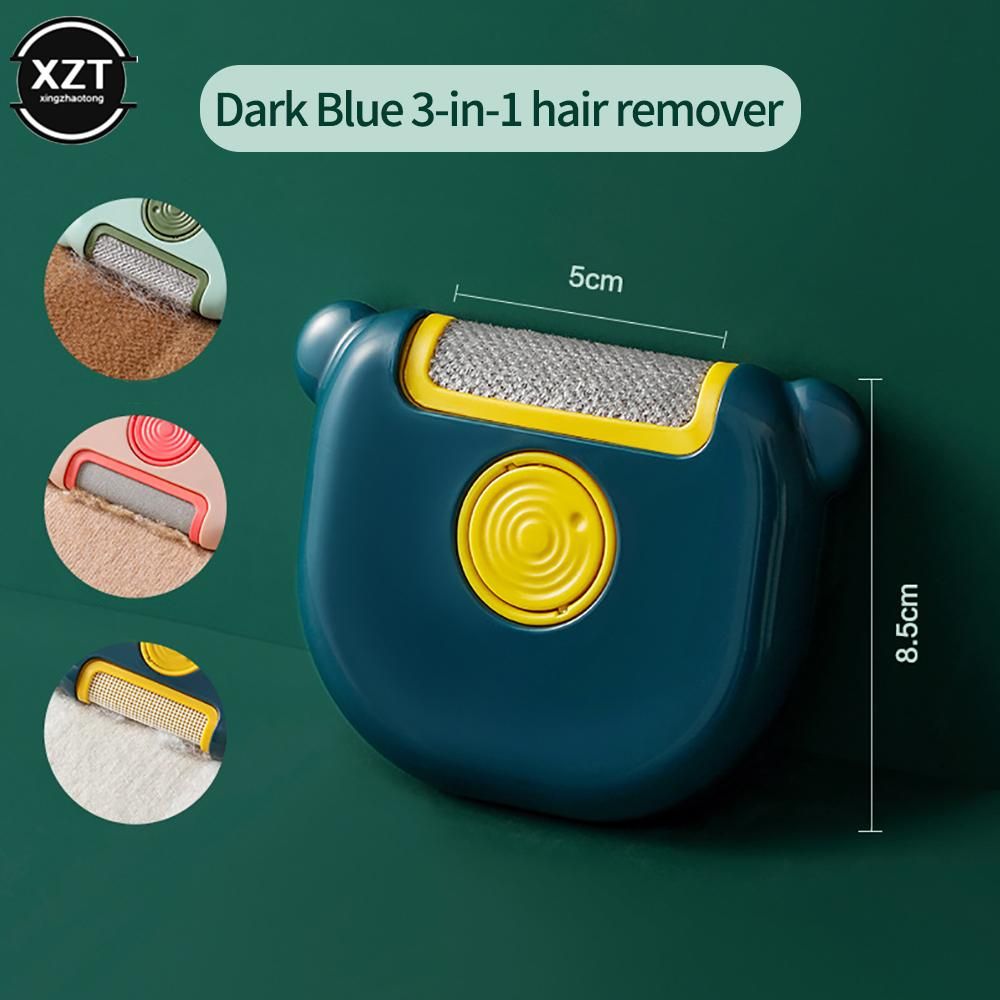 3 in 1 Manual Lint Remover Clothing Brush Cartoon Portable Electrostatic Lint Remover Brush Rotating Roller Scraper