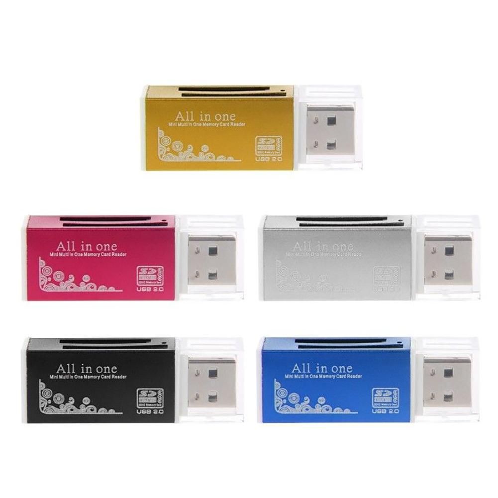 Fast Speed USB 2.0 Multi Memory Card Reader for SD/SDHC MMC-