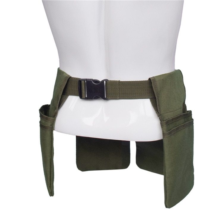 Garden Canvas Tool Belt Bag 4 Pocket Storage Waterproof Portable Men Women Durable Scissors Lawn Mower Household