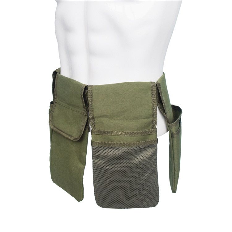 Garden Canvas Tool Belt Bag 4 Pocket Storage Waterproof Portable Men Women Durable Scissors Lawn Mower Household