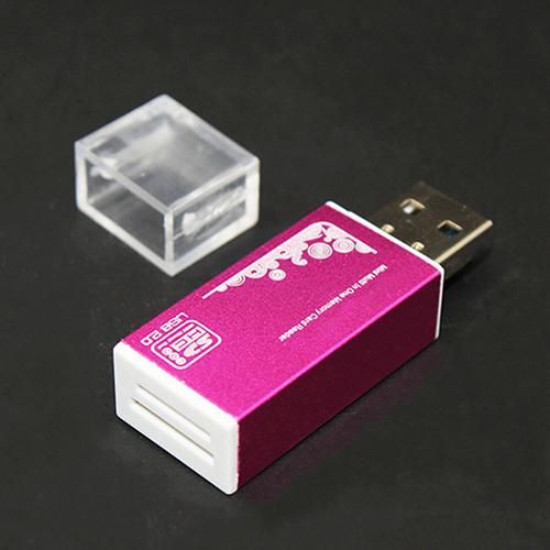 USB 2.0 All in 1 Multi Memory Card Reader for Micro SD SDHC-