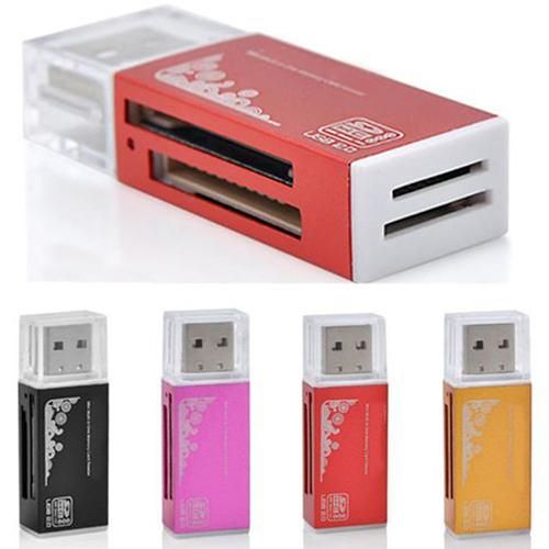 USB 2.0 All in 1 Multi Memory Card Reader for Micro SD SDHC-