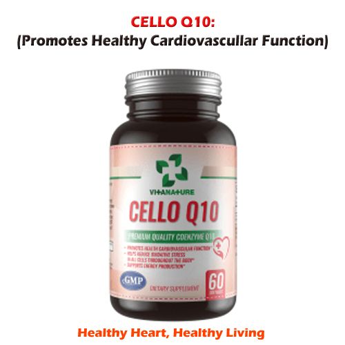 CELLOQ 10: Promotes Cardiovascular Functions - 60 Tablets
