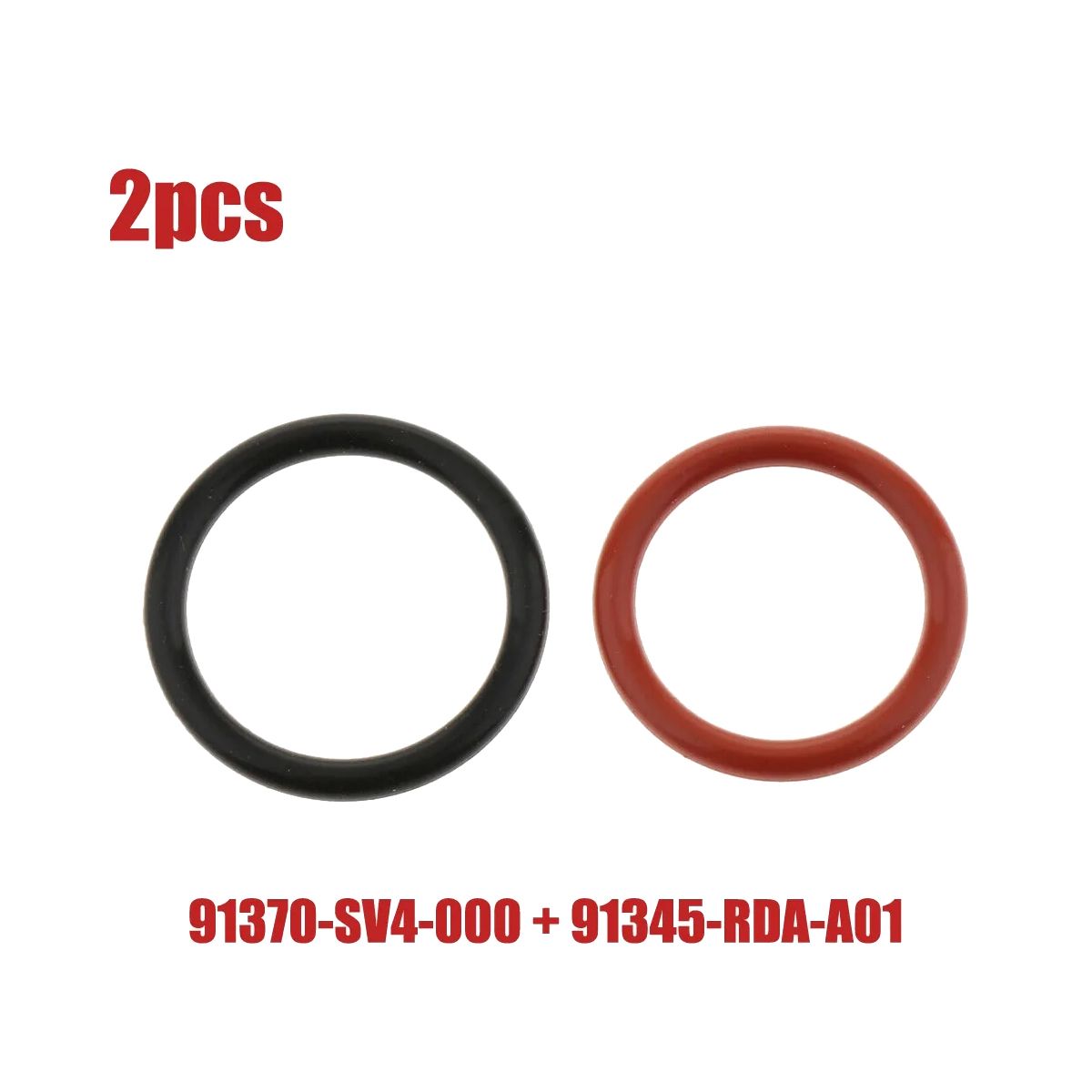 For Power Steering Pump Rubber Inlet & Outlet O-Ring Seals 2 Pcs KIT 91345--A0191370-SV4-000
