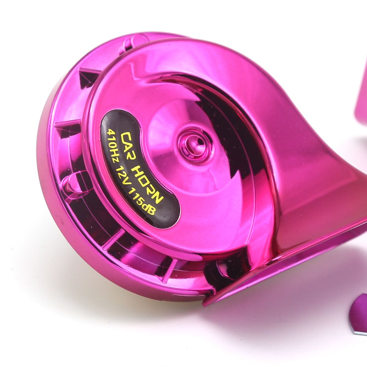 12V 2Pcs Loud Air Electric Snail Horn Dual Tone Snail Horn