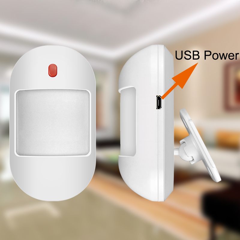 PIR Motion Detector For 433MHz Home Burglar Alarm System,