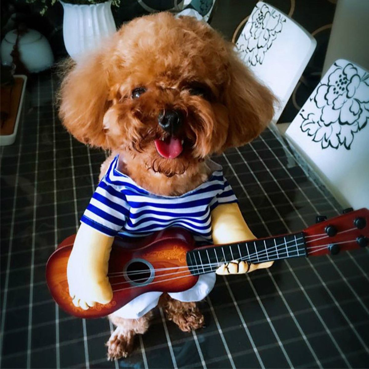 Pet Guitar Costume Dog Costume Funny Cat Clothes Pet Clothes
