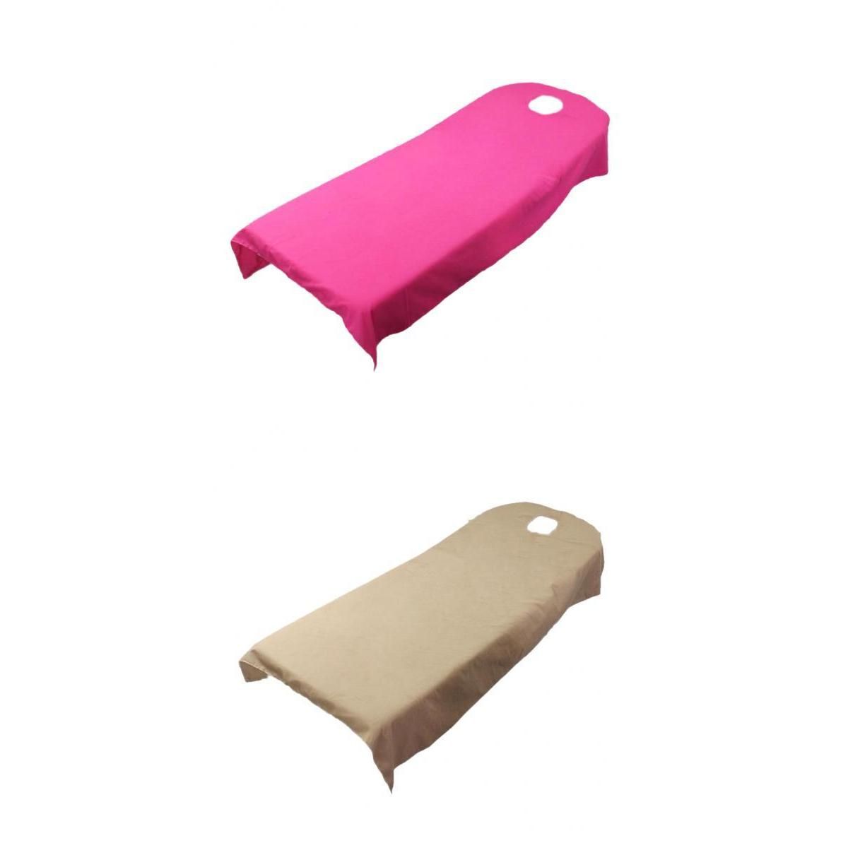 2pcs Brushed Beauty Massage SPA Bed Table Cover Sheet
