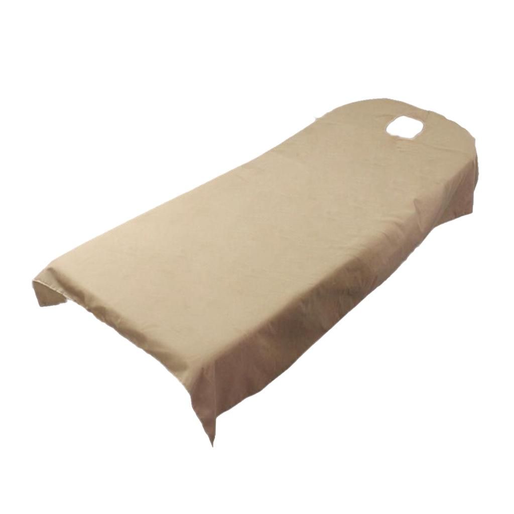 2pcs Brushed Beauty Massage SPA Bed Table Cover Sheet