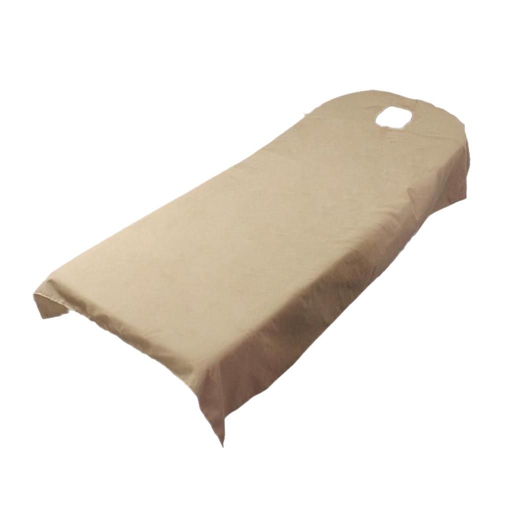 2pcs Brushed Beauty Massage SPA Bed Table Cover Sheet