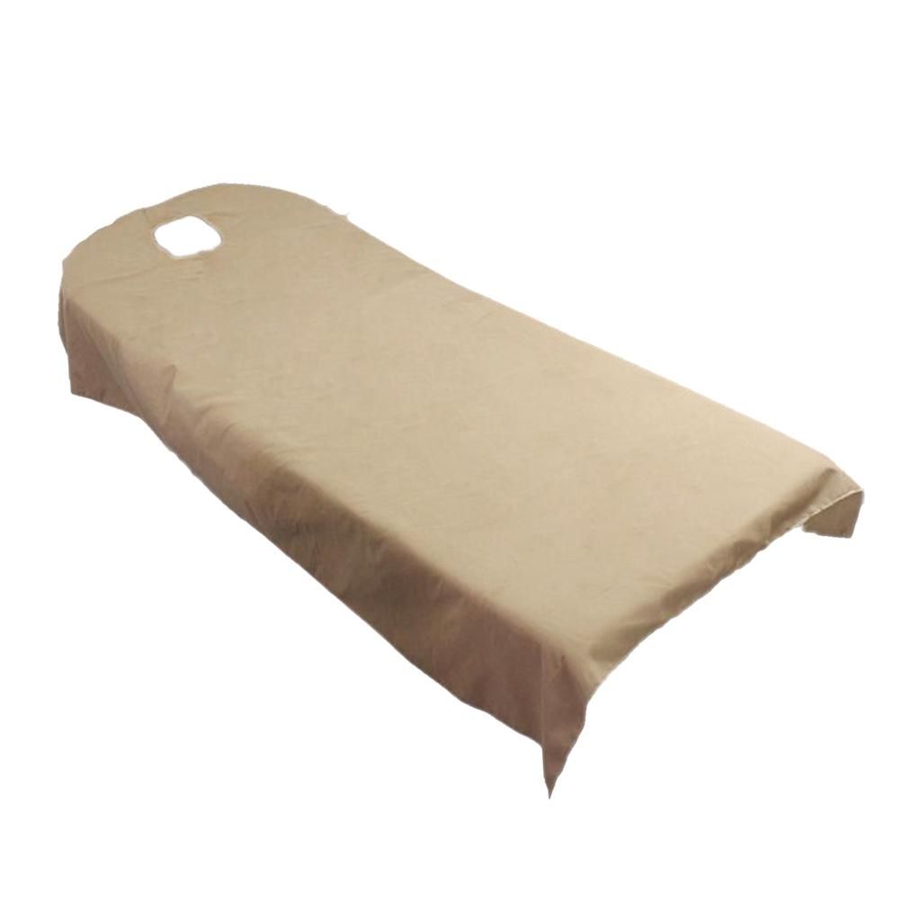 2pcs Brushed Beauty Massage SPA Bed Table Cover Sheet