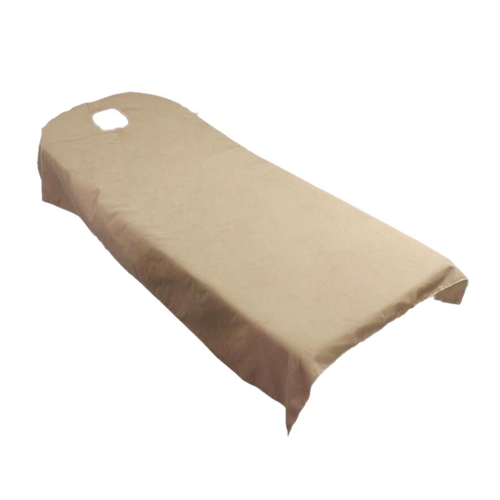 2pcs Brushed Beauty Massage SPA Bed Table Cover Sheet