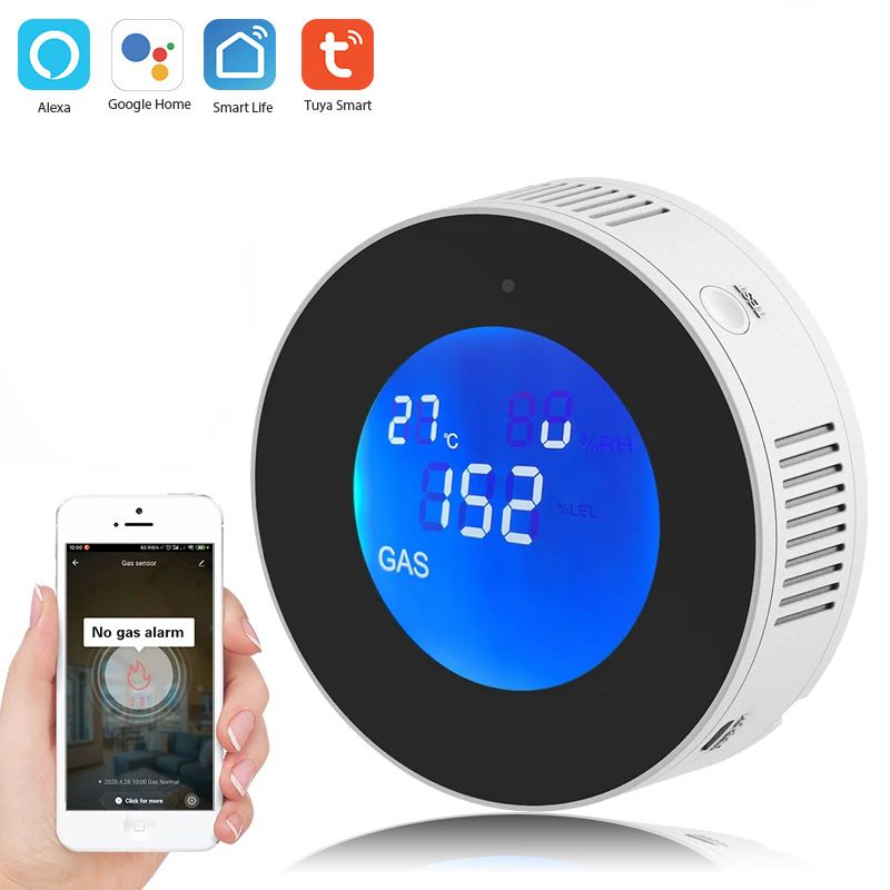 Smart Life Wifi Combustible Gas Leak Detector