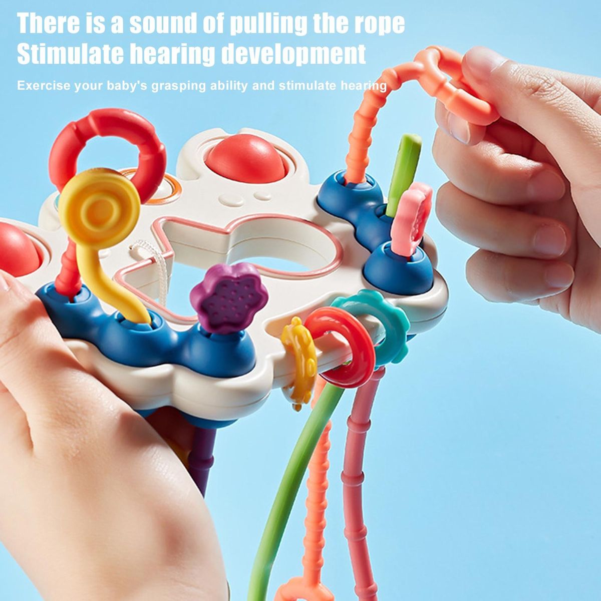 Baby Pulling Toy Teething Relief Toy