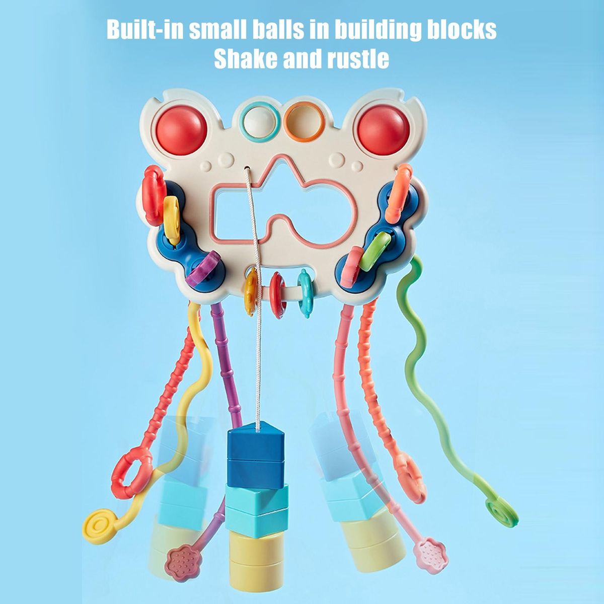 Baby Pulling Toy Teething Relief Toy