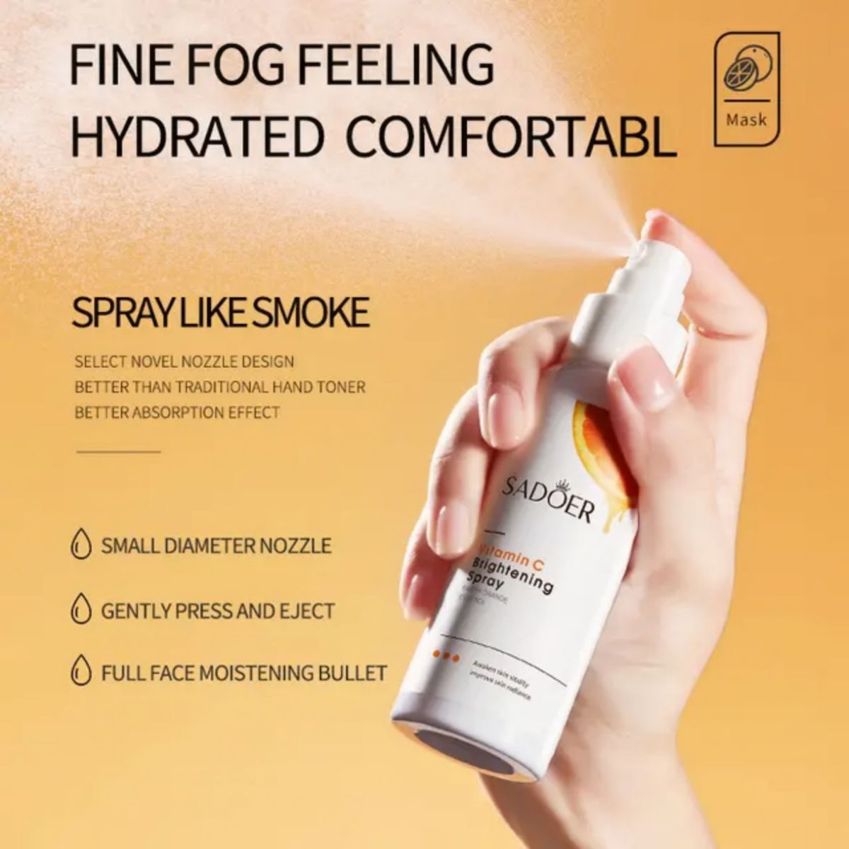 Vitamin C Brightening Face Mist & Setting Spray .( Anti Dark Spots & Sunburn)