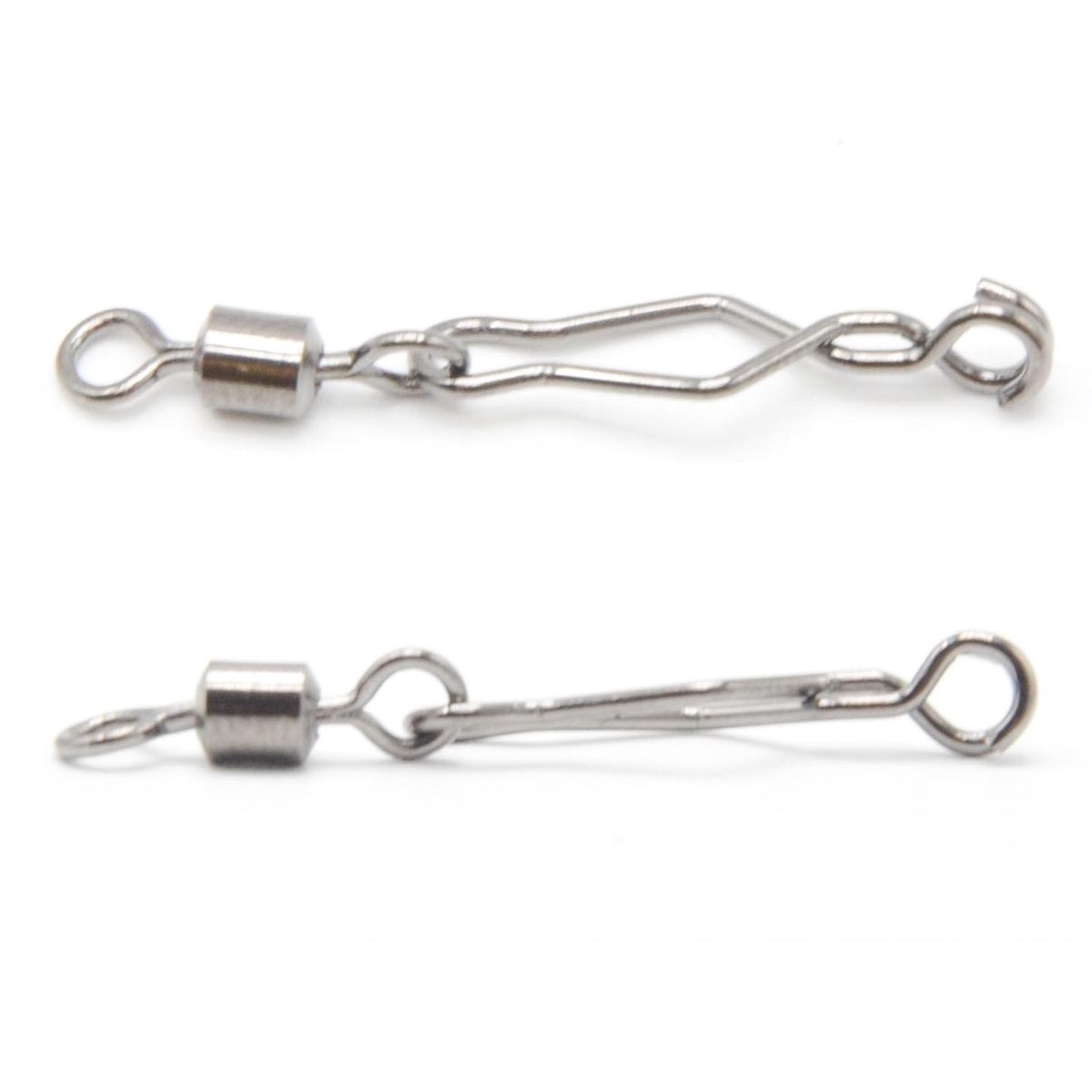 30Pcs Fishhook Connector 8-ring Fishhook Snap Swivel