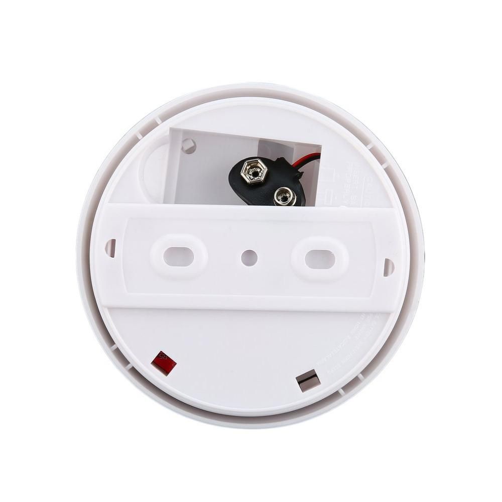 Independent Fire Alarm Sensor 85 dB Smoke Detector Smoke Fire Detector Tester Home Security System for Kitchen Restaurant Hotel Cafe