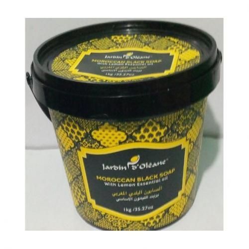 Moroccan Black Soap With Lemon Oil -1kg