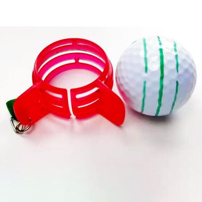 Golf Line Liner Marker Golf Alignment Tool Drawing Marking ABS Red