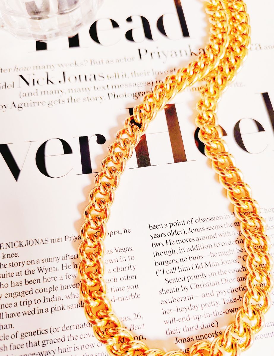 18K Real Gold Plated Copper Necklace For Women Chain Women's Necklace