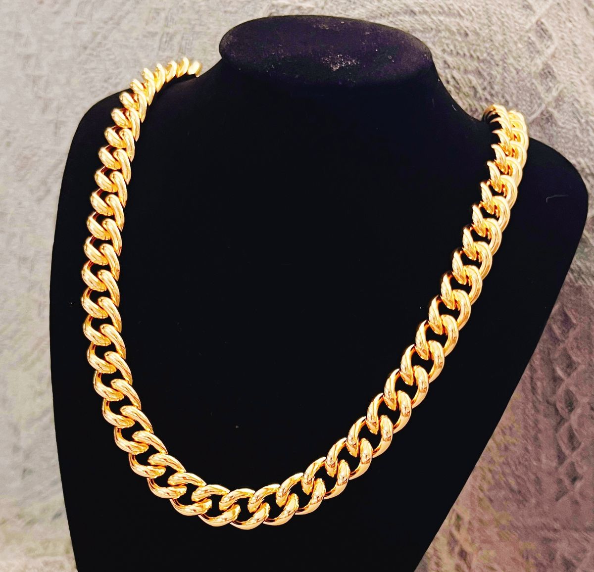 18K Real Gold Plated Copper Necklace For Women Chain Women's Necklace