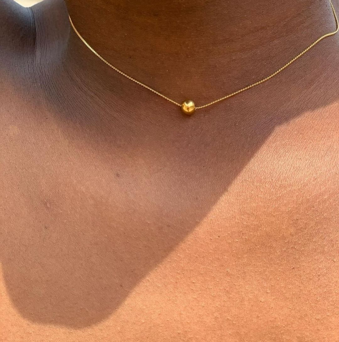 Stainless Steel Tiny Ball Neckchain For Classy Babes