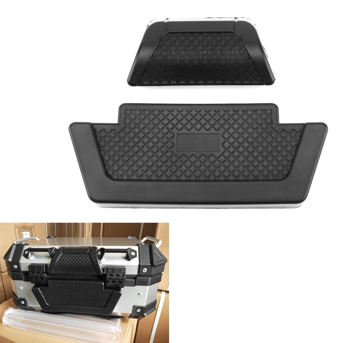 25L 28L 32L Rear Tail Motorcycle Top Tool Box Backrest Luggage Case Passenger Pad Back Rest Cushion for