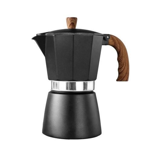 300ML Practical Aluminum Coffee Maker Moka Coffee Pot Espresso Percolator Pot Suitable For Electric Stoves Gas Stoves